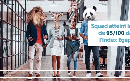 Squad achieves a score of 95/100 in the Egapro cover Index